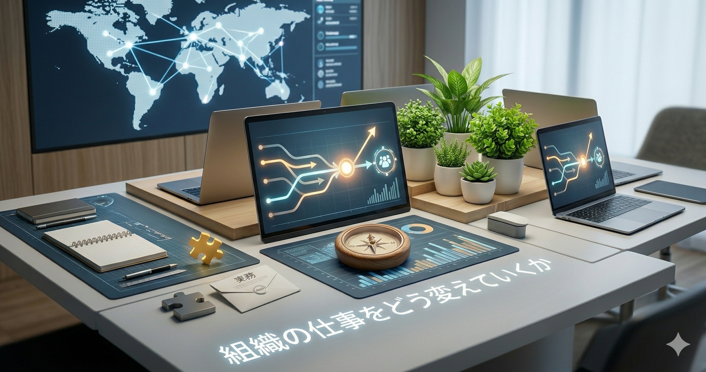 組織の仕事をどう変えていくか、成果の核心を整理する